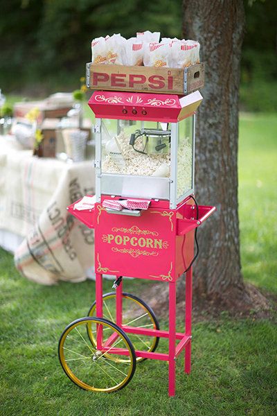 Popcorn Machine Popcorn, Art, Vintage Popcorn Machine, Vintage Glam Wedding, Pink Popcorn, Popcorn Party, Popcorn Machine, Popcorn Bar, Theater Room