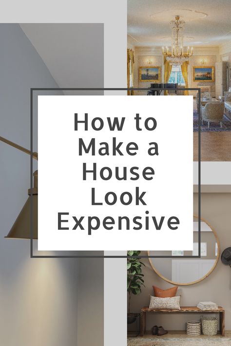 OMG! With these easy I am going to learn how to make a house look expensive. From sprucing up the lighting to investing in some quality furniture, these ideas will help you give your home an upscale makeover. Save this pin for home inspiration! House Design, Art, Inspiration, Exterior, Design, Ahg, High, Elegant, Easy