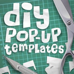 DIY Pop-up templates Diy, Scrapbooks, Pop Up Card Templates, Pop Up Box Cards, Pop Up Cards, Diy Pop Up Cards, Diy Pop Up Book, Pop Up Book, Pop Up