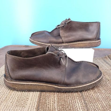 Mens Size 10.5 Clarks Originals Desert Trek Beeswax Leather Chukka Boots 36449