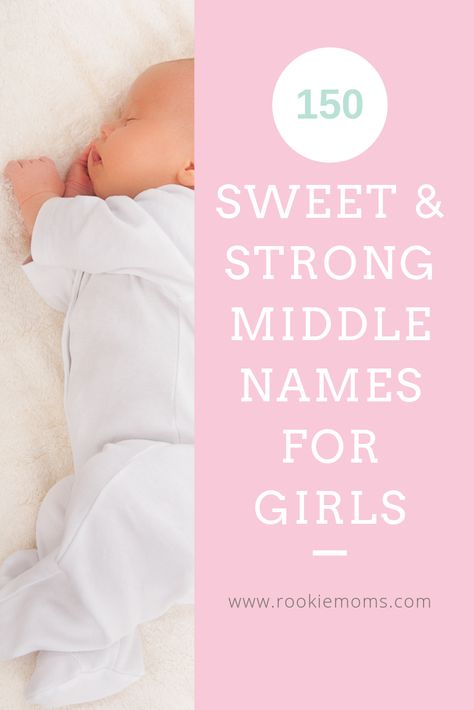 Finding a unique middle name for your precious baby girl can be tough! We've broken down our favorites from trendy to old fashioned to make it a bit easier. #baby #girl #babynames #unique