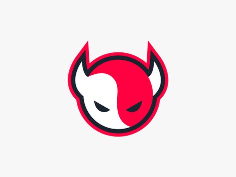 Demons Esports Team Logo by Andrés Paredes Design, Logos, Esports Logo, Esports, Team Logo, Team Logo Design, ? Logo, Logo Desing, H Logos