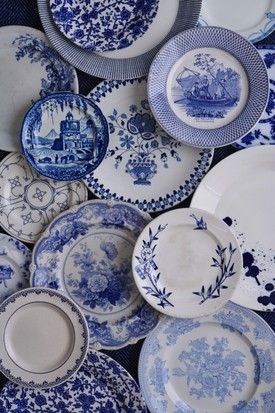 Vintage, Delft, White China, Deco, Blue China, Blue And White Style, Blue And White, White Vintage, Blue And White China