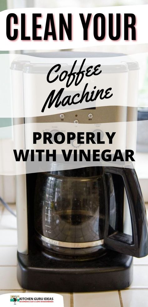 To clean your coffee maker and espresso machine easily and effectively, check out this coffee maker cleaning guide. It shows you how to use apple cider vinegar to clean these machines. Home Décor, Layout, Design, Diy Coffee Maker Cleaner, Coffee Maker Cleaning, Coffee Machine Cleaner, Coffee Maker Cleaner, Coffee Pot Cleaning, Diy Coffee Maker
