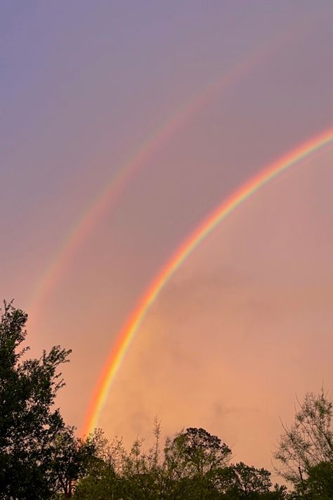 picture of a double rainbow. summer, rainbow, rainbow aesthetic, summer aesthetic, sunset, sunset pictures, usunset aesthetic, sky aesthetic pictures #sunset #rainbow #aesthetic Ombre, Instagram, Art, Friends, Nature, Sunset Photos, Sunset Background, Sunset Pictures, Sky Aesthetic
