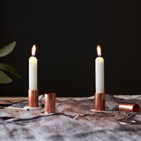 Crafts, Diy, Chandeliers, Diy Brass Candlestick Holders, Diy Candlestick Holders, Diy Candle Stick Holder, Diy Taper Candle Holders, Diy Candlesticks, Diy Candle Holders