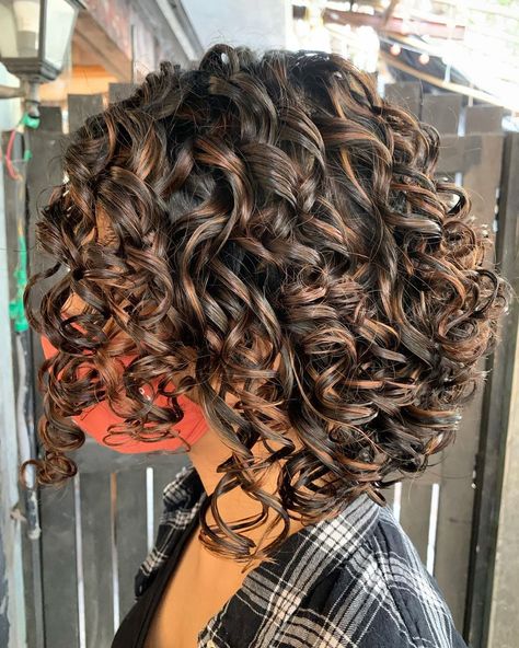 18 Stunning Curly Hair Highlights Ideas For 2022 - Tikli Balayage, Short Hair Styles, Hair Styles, Curly Hair Styles Naturally, Curly Hair Styles, Haircuts For Curly Hair, Natural Curls Hairstyles, Curly Hair Trends, Curly Highlights