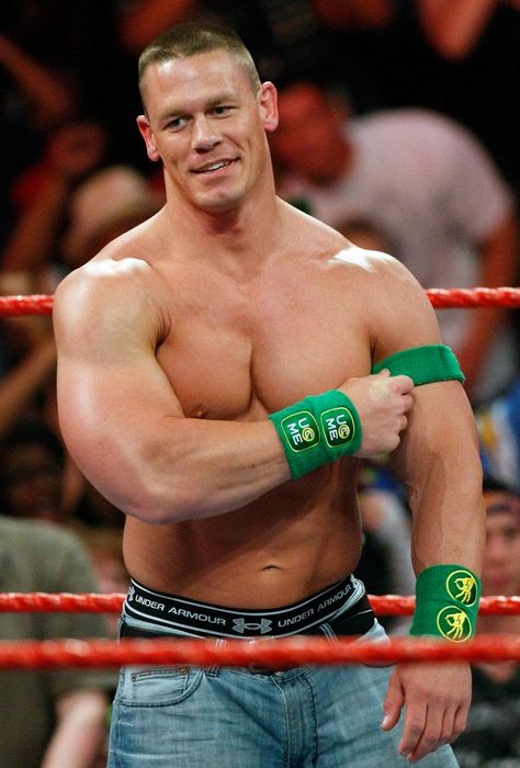 Pin for Later: You'll Fall in Love With John Cena, Too, After Reading These 9 Reasons Oh, and Have You Seen Him Shirtless? Swoon! Professional Wrestling, Wwe, John Cena Family, Wwe Superstar John Cena, Professional Wrestlers, Wwe Tna, Wwe Champions, Professional Wrestler, Wwe Wrestlers