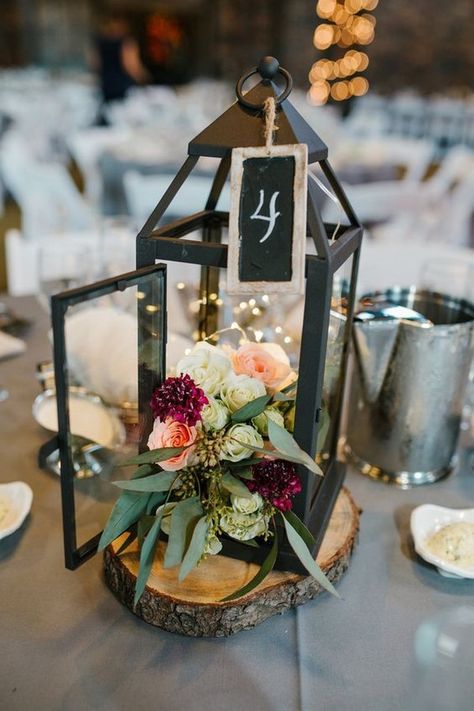 20 Rustic Lantern Wedding Centerpieces for 2020 | Roses & Rings - Part 2 Wedding Flowers, Simple Weddings, Wedding, Hochzeit, Bodas, Mariage, Boda, Bouquet, Beautiful