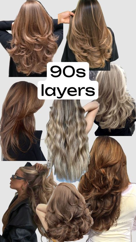 #90s #blowout #layers #hairstyles