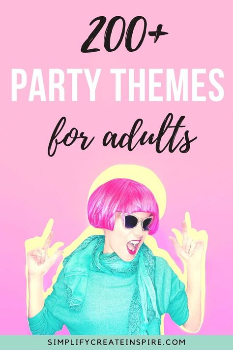 Funny Party Themes, Cool Party Themes, Adult Party Ideas, Adult Birthday Party Games, Adult Party Themes, Party Themes For Adults, Fun Party Themes, Party Ideas For Adults, Adult Party
