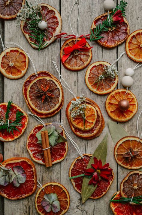 Crafts, Dried Berries, Christmas Oranges, Dried Oranges, Orange Christmas Tree, Fall Christmas Tree, Dried Flowers Crafts, Homemade Christmas Tree Decorations, Dried Orange Slices