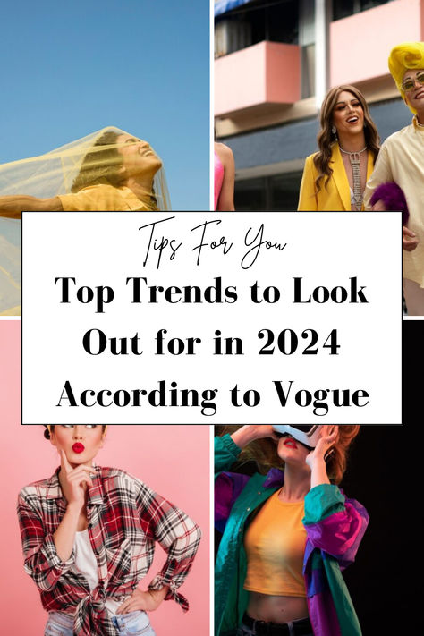 As we gear up for the new year, it’s time to delve into the exciting world of fashion trends for 2024. Vogue, the ultimate authority on all things style, has predicted some groundbreaking looks that are set to dominate the runways and streets. Get ready to stay ahead of the curve with our comprehensive guide to the top fashion trends for 2024. Paris, Fashion Trend Forecast, Fashion Forecasting, Current Fashion Trends, Fashion Trends, 2016 Fashion Trends, Fashion 2020, Runway Trends, Street Style Trends