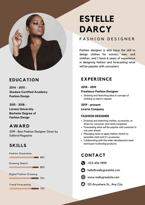 Studio, Design, Resume Design, Fashion Designer Resume, Fashion Resume, Graphic Design Resume, Creative Resume, Portfolio Resume, Resume Design Creative