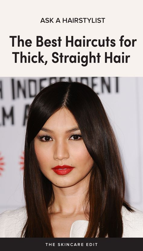 Ask a Hairstylist: The Best Haircuts for Thick, Straight Hair Ideas, Winter, Berlin, Layers For Thick Hair, Layers For Straight Hair, Haircuts For Medium Length Hair Straight, Medium Length Hair Straight, Medium Straight Haircut, Medium Length Hair With Layers Straight