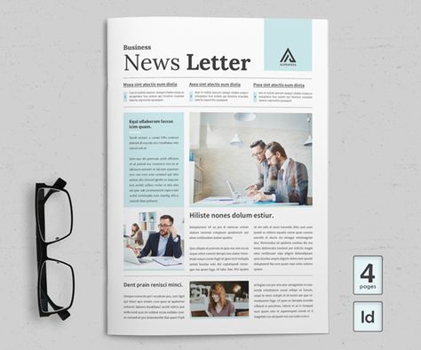 33 Best InDesign Newsletter Templates (New for 2019) Layout, Web Design, Layout Design, Newsletter Examples, Newsletter Design Inspiration, Business Newsletter Templates, Newsletter Design Templates, Newsletter Design Print, Newsletter Design Layout