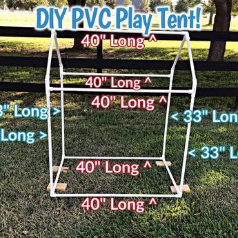 Upcycling, Pvc Playhouse, Play Tents For Kids, Play Tent Diy, Indoor Playhouse, Diy Kids Playhouse, Diy Kids Tent, Pvc Tent, Pvc Pipe Tent