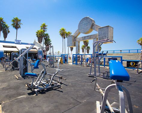 Muscle Beach Los Angeles, Angeles, Fitness, Venice, Gym, Outdoor, Bike Trails, Street View, Beach Sand