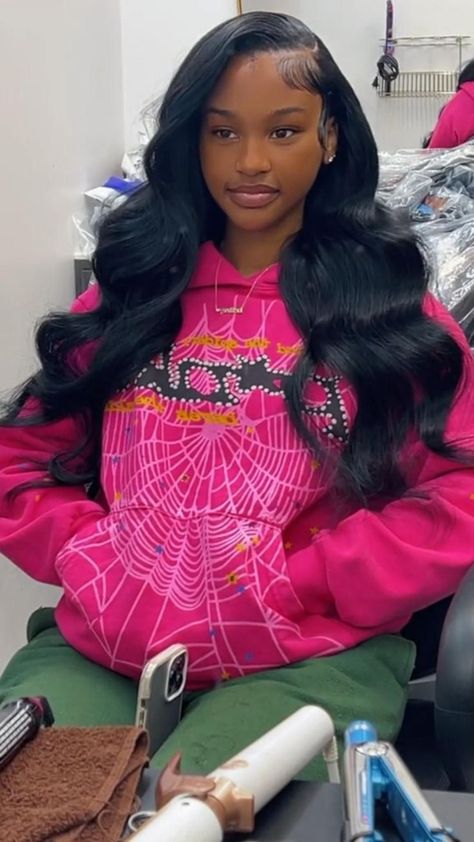 Mslynnhair Human Hair Lace Wig Wigs Black Girls Hairstyles, Black Girl Braided Hairstyles, Black Girls Hairstyles Weave, Black Girl Natural Hair, Black Weave Hairstyles, Curly Sew In, Sew In Leave Out, Protective Hairstyles Braids, Full Sew In