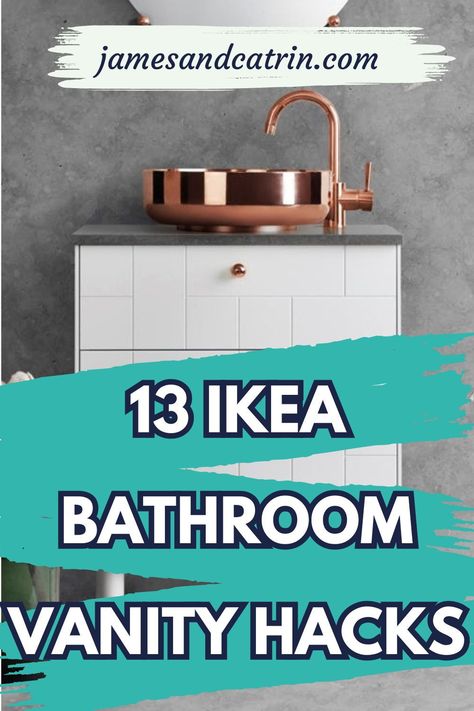 Elevate your bathroom decor with our top IKEA bathroom vanity hacks! See how simple tweaks can lead to stunning custom looks that won't break the bank. Whether you're going for modern elegance or rustic charm, these ideas have you covered 🌿🛁. Explore our curated list and start your DIY project today! #IKEABathroomVanityHacks Suits, Ikea Hacks, Ideas, Dressing Table, Bathroom, Diy, Ikea, Bathroom Vanity Units, Ikea Bathroom Vanity