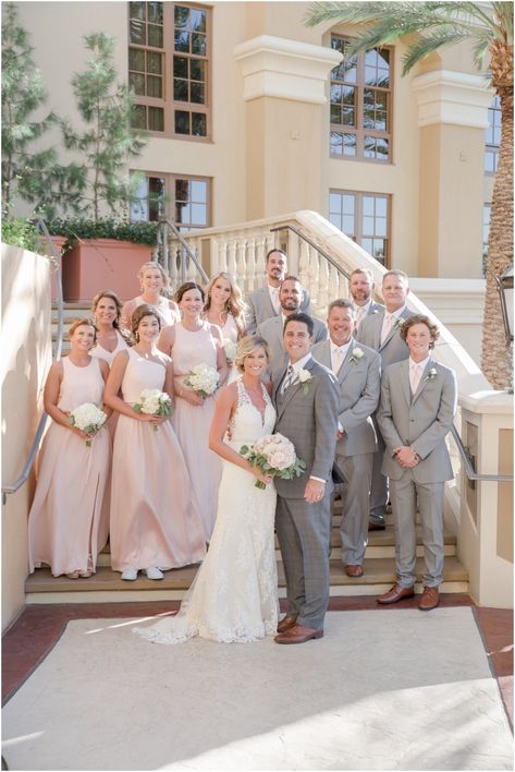 Wedding Dress, Las Vegas, Gray Wedding Party, Wedding Groomsmen, Las Vegas Wedding Photographers, Vegas Wedding, Destination Wedding, Bridesmaids And Groomsmen, Wedding Party
