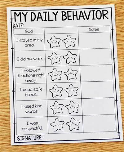 This is the behavior chart that I created with a Grade 2 ESL student in ... Pre K, Good Behavior Chart, Behavior Plan, Behavior Plans, Individual Behavior Chart, Behavior Management Chart, Student Behavior Chart, Student Behavior, Behavior Interventions