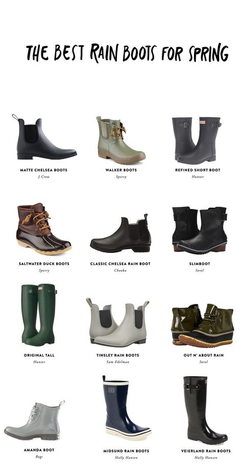 The Best Spring Rain boots to help you prep for spring. Get the full list on The Fresh Exchange. Winter Outfits, Hunter Wellington Boots, Boots, Winter, Best Rain Boots, Chelsea Rain Boots, Hunter Rain Boots, Short Rain Boots, Hunter Boots
