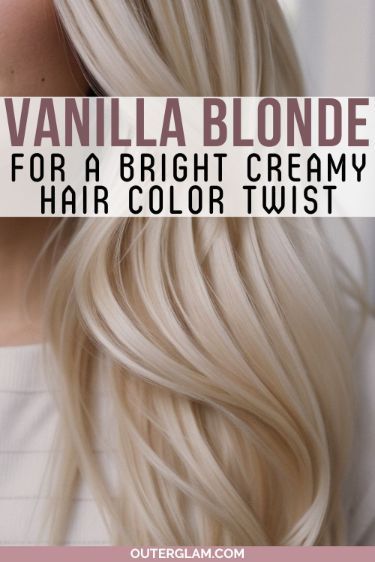 Illuminate your strands with a Vanilla Blonde touch. 🌟 Ready for the big reveal? Tap here! Balayage, Platinum Blonde, Icy Blonde, Shades Of Blonde, Champagne Blonde, Light Blonde Highlights, Ice Blonde Hair, Long Platinum Blonde, Champagne Blonde Hair