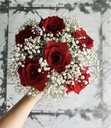 Red Bridesmaid Bouquets, Red Bridal Bouquet, Bridesmaid Bouquet, Red Wedding Flowers, Red Wedding Colors, Bridesmaid Bouquets, Red Wedding Theme, Red Bridesmaids, Bridal Bouquet Red
