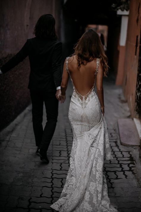 Stunning Embellished Backless Mermaid Wedding Dress / Bridal Gown with Deep V-Neck Cut Illusion, Open Back and a Train. Collection "Queen of Hearts "by Galia Lahav Bride, Bridal Dresses, Elegant, Bridal, Robe, Vestidos, Galia Lahav Wedding Dress, Moda