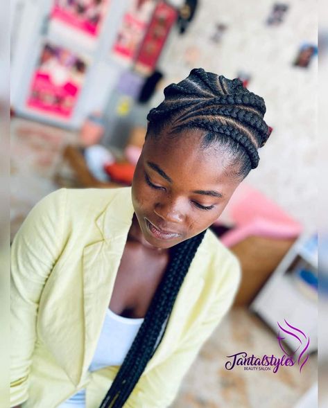 Protective Styles, Braided Hairstyles, Cornrows, African Hair Braiding Styles, African Braids, Ghana Braids Hairstyles, Ghana Braids Cornrows, Ghana Braid Styles, Free Hand Styles For African Hair