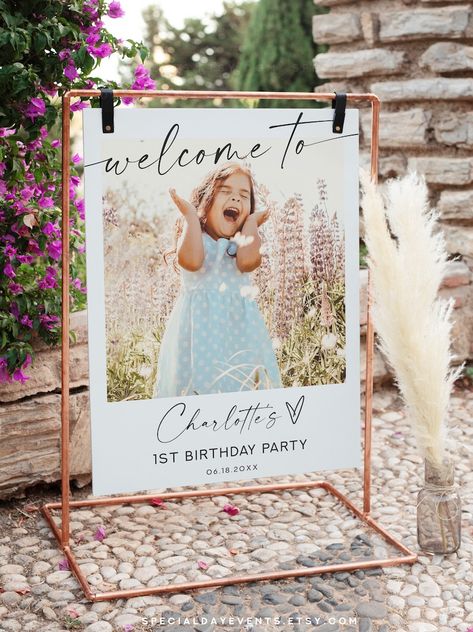 Birthday Party Welcome Sign Birthday Welcome Sign Photo - Etsy UK Party Signs, First Birthday Sign, Birthday Sign, Welcome To The Party, 1st Birthday Signs, Birthday Picture Displays, Birthday Party, 1st Birthday Parties, Party Entrance