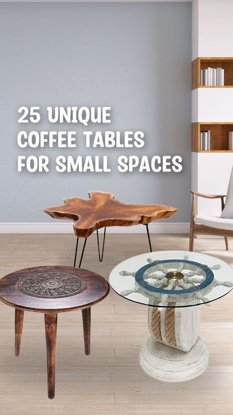 As spaces get smaller, designers get more creative, and decorating enthusiasts get more adventurous. So here we have curated and collated some awesome alternatives to traditional coffee tables. If you are looking to try something a little different, then consider these 25 amazing coffee tables as an alternative! #coffeetablesforsmallspaces #coffeetablesforsmallspacesottomans #coffeetablesforsmallspacesdiy #coffeetablesforsmallspaceswood #coffeetablesforsmallspacessofas Designers, Tables, Alternative, Home Décor, Coffee Tables, Coffee Table For Small Space, Coffee Table With Storage, Small Coffee Table, Cool Coffee Tables