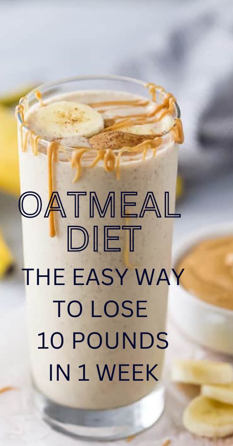 Dive into a week-long journey with oatmeal, designed for effortless weight loss. Discover the recipes and tips that can make you lose up to 10 pounds! Healthy Recipes, Diet And Nutrition, Detox, Fitness, Nutrition, Skinny, Healthy Weight Loss, Healthy Weight, Healthy Recipes For Weight Loss
