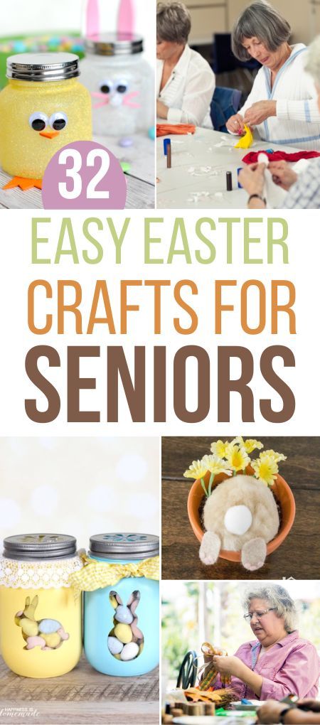 Looking for fun and easy Easter crafts for seniors? Check out our collection of creative ideas that are perfect for older adults! From festive decorations to cute bunny crafts, we've got you covered. Whether you're looking for a fun activity to do with your loved ones or need some inspiration for your senior center, these Easter crafts are sure to bring joy and laughter to all. Get inspired and start crafting today! Spring Crafts, Knutselen, Bricolage, Easter Diy, Adult Crafts, April Crafts, Easy Easter Crafts, Easter Crafts For Kids, Easter Arts And Crafts