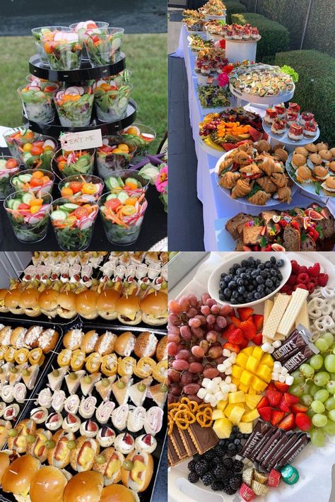 Brunch, Parties, Cheap Party Snacks, Party Menu Ideas Buffet, Party Food Table Ideas, Inexpensive Party Food, Party Food On A Budget, Cheap Party Food, Party Food Appetizers