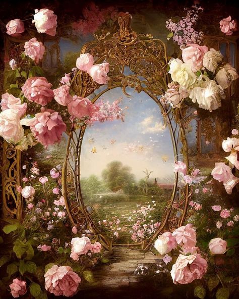 I Use AI To Explore My Dream World And Here Are 69 Of Most Beautiful Images | Bored Panda Nature, Art, Vintage, Dreamy Art, Fairytale Art, Ethereal Art, Beautiful Fantasy Art, Fantasy Landscape, Fantasy