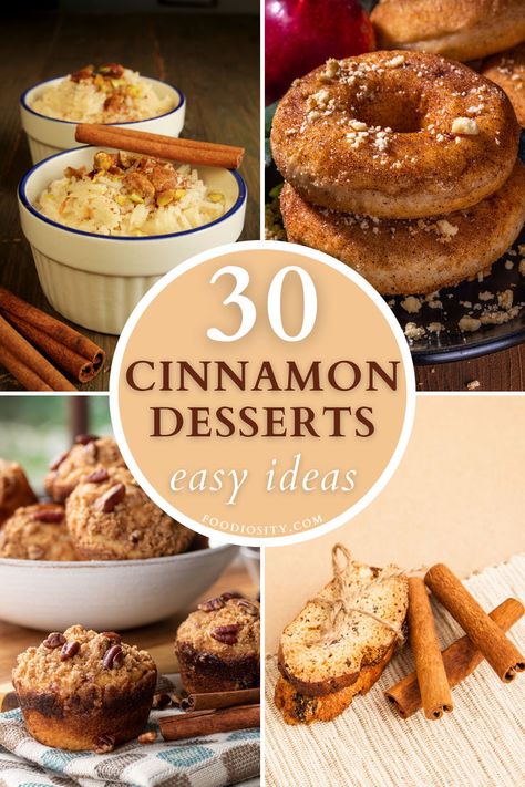 Cinnamon, with its warm and aromatic flavor, is a versatile spice that brings life to a variety of desserts. From cozy baked goods to elegant sweet treats, cinnamon adds a comforting touch to each dish. This list of 30 cinnamon desserts offers something for every taste and occasion. Desserts, Desert Recipes, Recipes, Easy Desserts, Dessert Recipes, Moist Cakes, Spiced Pear, Sweet Snacks, Sweet Recipes