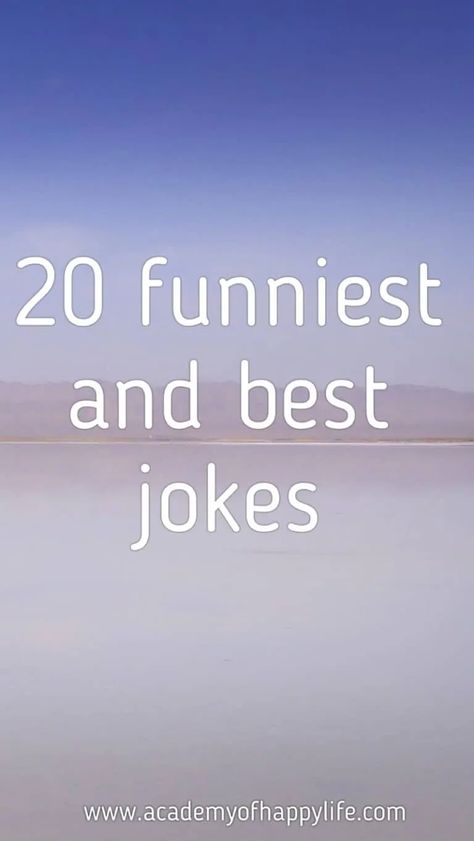 20 funniest and best jokes! - Academy of happy life Funny Jokes, Happiness, Humour, Funny Jokes For Kids, Funny Joke Quote, Funny Relatable Quotes, Jokes For Kids, Clean Funny Jokes, Laughing Jokes