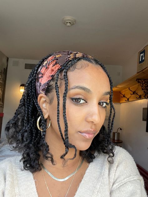Protective Styles, Box Braids, Box Braids Hairstyles, Cute Box Braids Hairstyles, Natural Hair Box Braids No Extensions, Mini Twists Natural Hair, Short Box Braids Hairstyles, Short Box Braids, Braids With Natural Hair