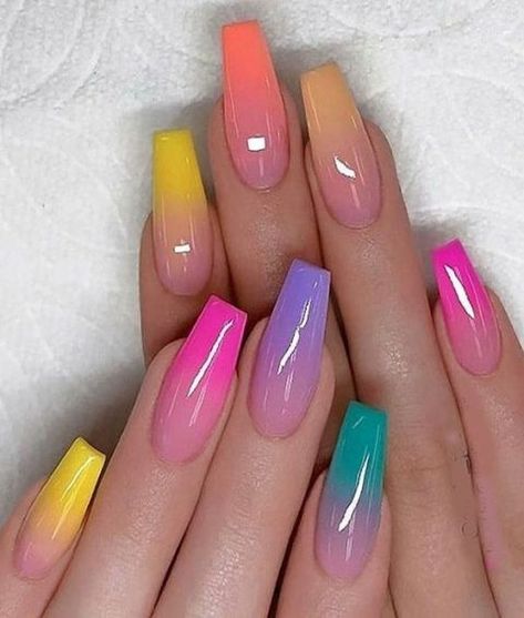 35 Stunning Ombre Nail Ideas That Will Definitely Turn Heads | Inspirationfeed Nail Designs, Ombre, Uñas, Nails Inspiration, Nail Decorations, Red Nails, Holiday Nail Art, Ombre Nail Designs, Nail Colors