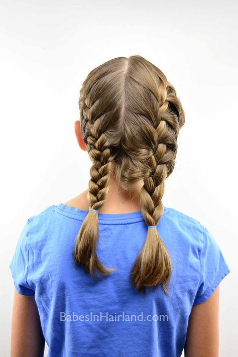 How to Get a Tight French Braid from BabesInHairland.com #frenchbraid #hairtips #hairhack #hairstyle Braided Hairstyles, Plait Hairstyles, Plait Styles, Braided Hairstyles Easy, Braided Bun Hairstyles, Braids For Kids, Braid Styles, Twist Braids, Braids For Thin Hair
