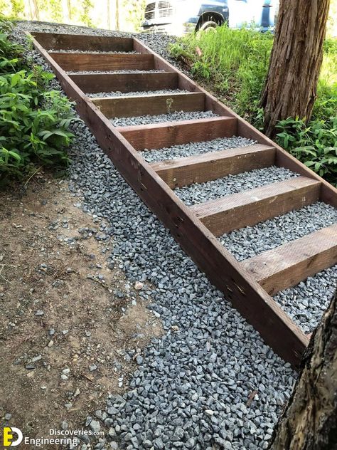 31+ Fantastic Ideas To Make Your Own Steps In Your Garden | Engineering Discoveries Exterior, Patios, Pergola, Garten, Tuin, Backyard, Bbq, Front Yard, Slopes