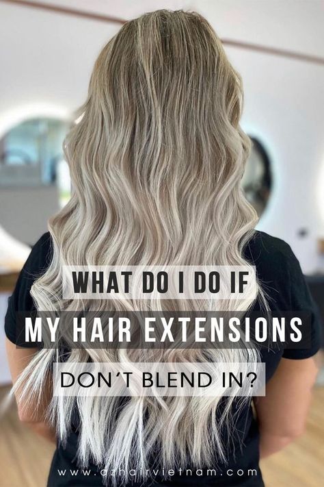 We are so sorry to hear that you're having trouble blending your hair extensions with your natural hair. Don't worry, we are here to help and would love to provide you with some suggestions that will help your extensions blend seamlessly with your hair. How To Curl Short Hair, How To Curl Your Hair, Extensions For Thin Hair, Thinning Thick Hair, Hair Extensions Best, Thick Hair Extensions, Curls For Long Hair, Natural Hair Extensions, Hair Extensions For Short Hair