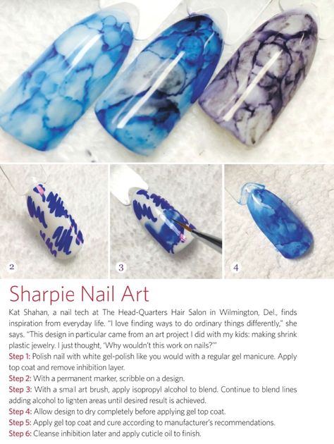 Adhd, Tie Dye, Nail Art Designs, Sharpie Nail Art, Sharpie Nails, Nail Pen, Nail Art Pen, Water Nail Art, Water Nails