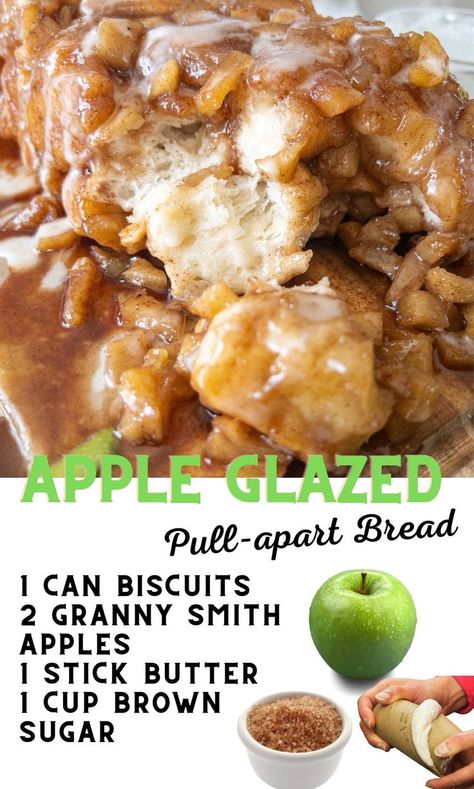 Healthy Recipes, Apple Recipes Using Biscuits, Baked Apple Recipes, Apple Biscuits Recipes, Recipe Using Canned Biscuits, Apple Breakfast, Apple Recipes, Apple Recipes Easy, Apple Biscuit Dessert