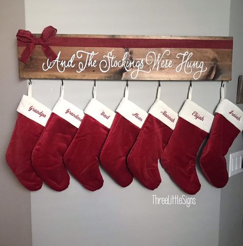 Crafts, Ornament, Diy, Christmas Stocking Hangers, Christmas Stocking Holders, Stocking Holders, Christmas Stocking, Stocking Hanger, Christmas Stockings Diy