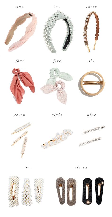 Hair Accessories Edit... - Rach Parcell Jewellery, Piercing, Head Accessories, Hair Accessories Headbands, Hair Accessories For Women, Diy Hair Accessories, Jewelry Accessories, Accessories Accessories, Headbands