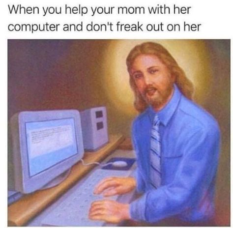 Tech Support - Funny Jesus Memes Funny Memes, Humour, Frases, Zitate, Memes Of The Day, Chistes, Atheism, I Laughed, Humor