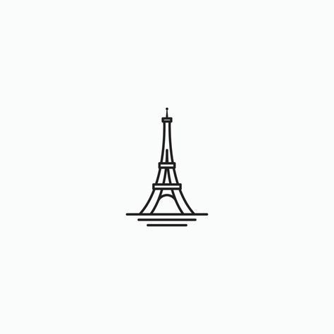 Inspiration, Tours, Instagram, Paris, Paris Logo, Icon Design, Design Template, French Icons, Eiffel Tower Tattoo